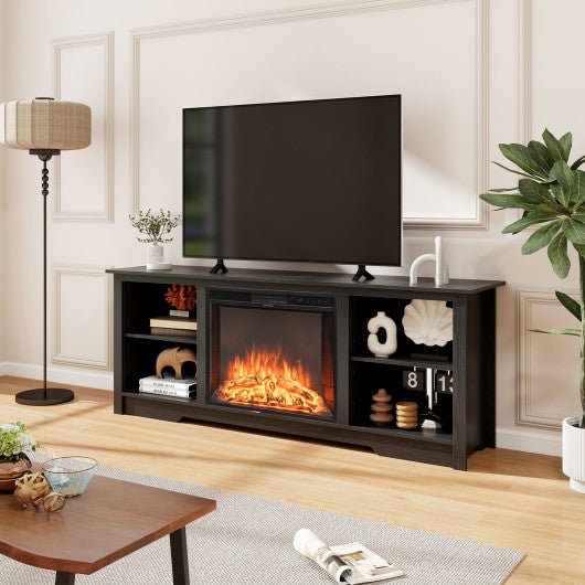 70-Inch TV Stand for up to 75" Flat Screen TVs with Adjustable-Black