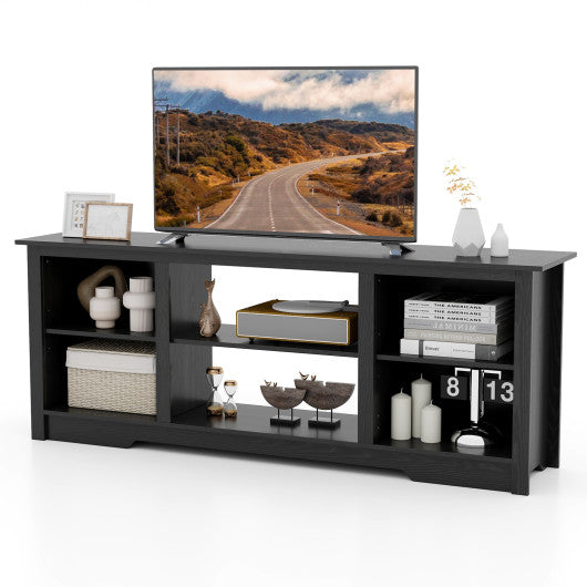 70-Inch TV Stand for up to 75" Flat Screen TVs with Adjustable-Black - Image 3